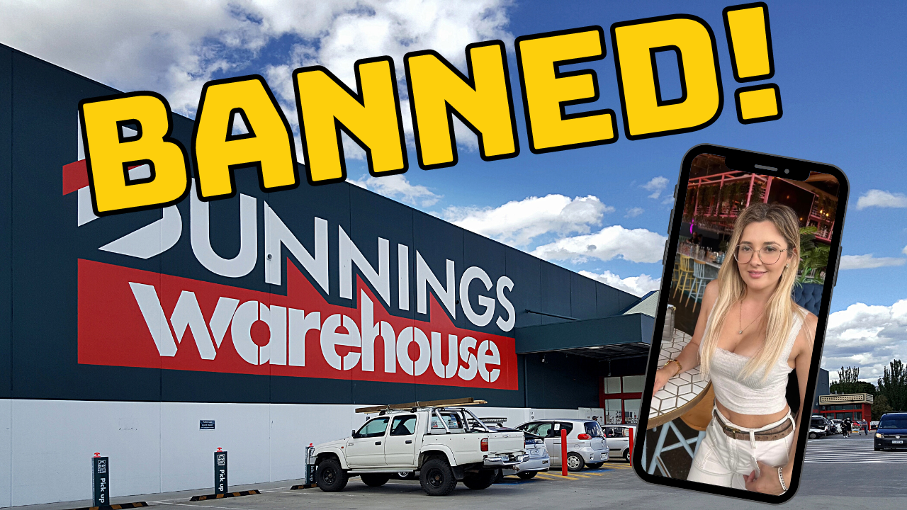 Model mum banned from Bunnings after x-rated underwear stunt - Build-it