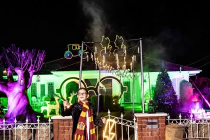 Harry Potter Christmas lights