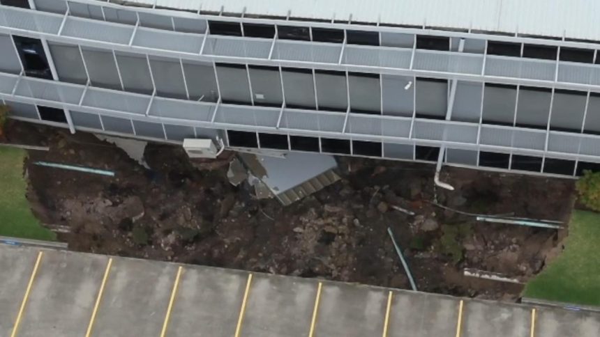 Building compromised from Sinkhole in Sydney