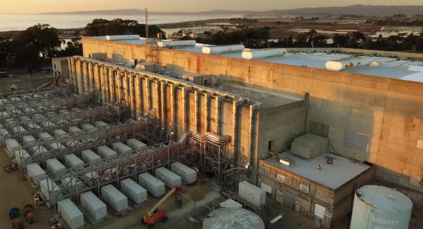 Energy battery storage facility in California, USA