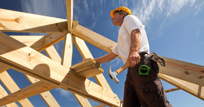 Tradie building a home