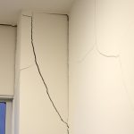 Crack in wall of home