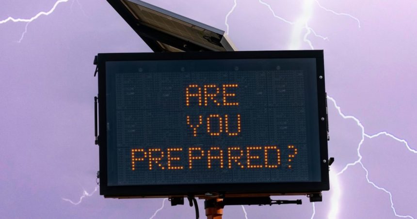 Are you prepared sign in storm