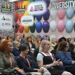 women at the london build expo