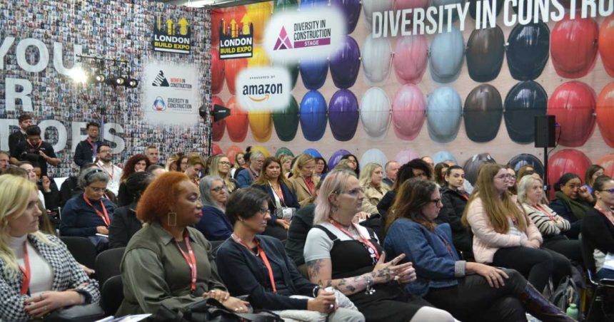 women at the london build expo