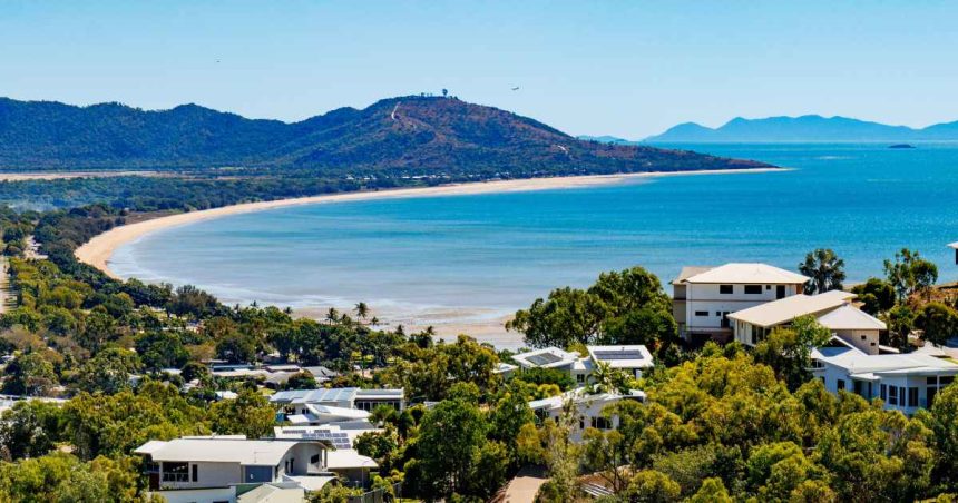 a beach near a regional qld town