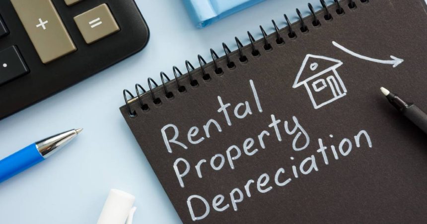 a notepad which says "rental property depreciation"