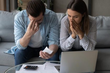 Couple with mortgage stressed about finances