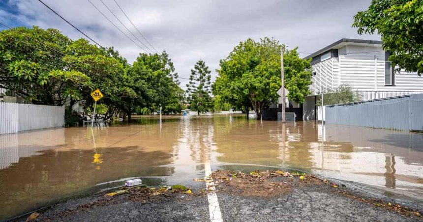 A house in brisbane flooded