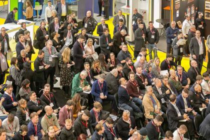 Attendees at the London Build fire and safety expo