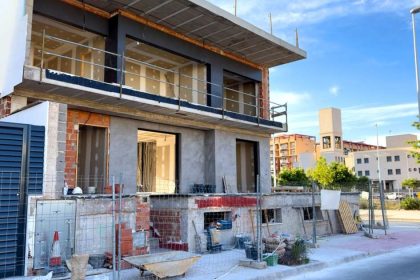 Half-finished home abandoned during construction