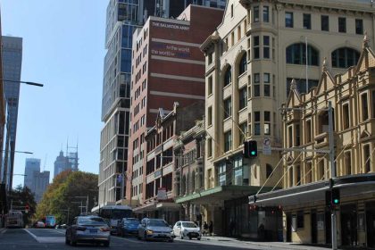 buildings along Sydney street