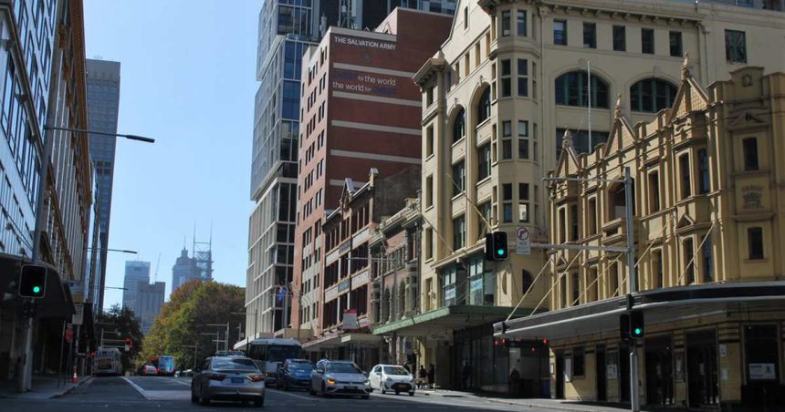 buildings along Sydney street