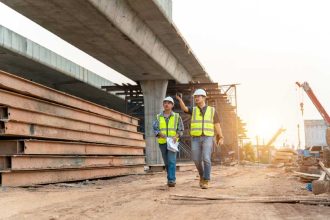 construction apprentice and teacher