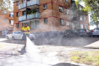 dialysis machine water used to clean sydney street