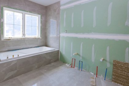 Unfinished home renovation