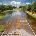 school storm damage