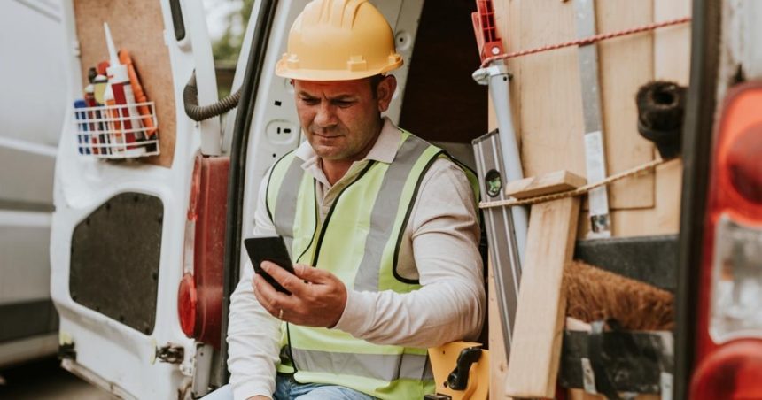 construction worker struggling to pay his tax