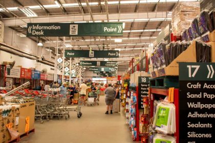 Bunnings Warehouse aisle